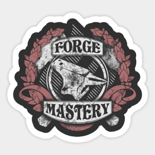 Forge mastery! Sticker